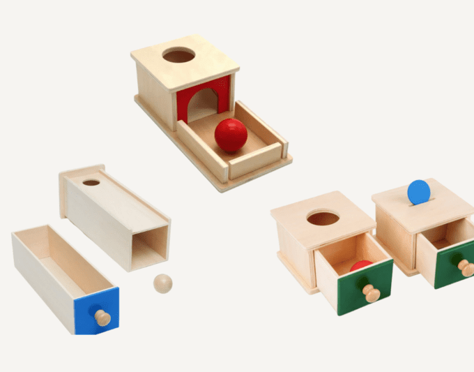 Montessori Baby Toys: Object Permanence Box